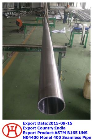 ASTM B165 UNS N04400 Monel 400 besiūlis vamzdis